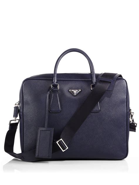 prada mens briefcase|Prada men's laptop bag.